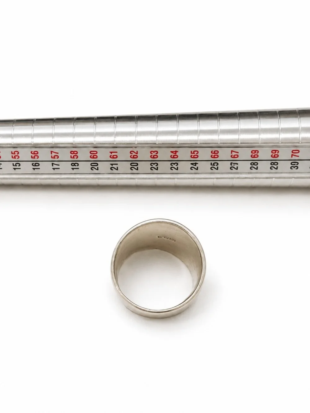 925 Sterling Silver Wide Band Ring